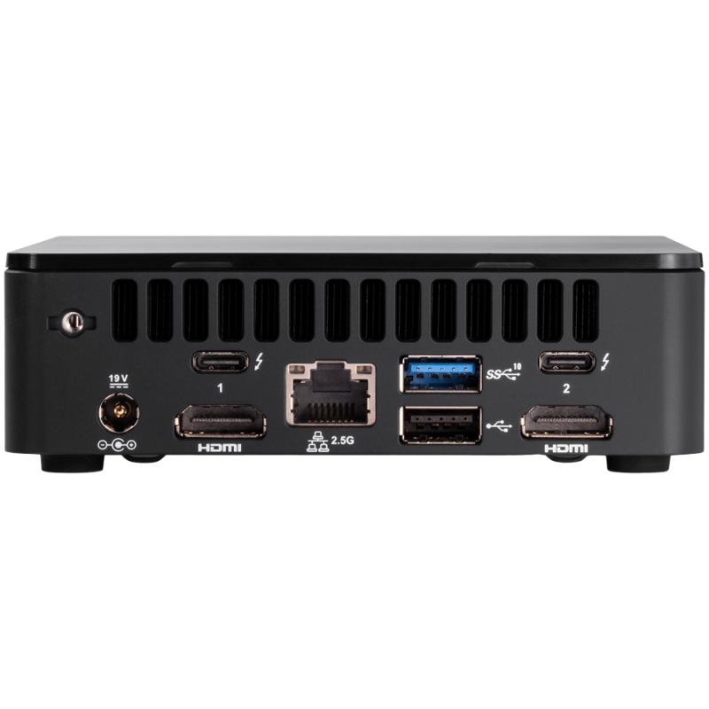 NUC 12 Pro Kit NUC12WSKv5, Core i5-1250P Processor, 4xUSB, M.2 22x80 NVMe; 22x42 SATA, 2,5Gbe LAN, 2xHDMI, 2x Thunderbolt 4 (USB-C+DP), EU cord, single unit