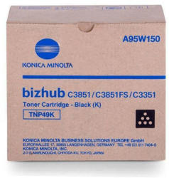 Toner Original Konica-Minolta Black,  TNP49K, pentru Bizhub C3351|C3851|C3851FS, 12K, incl.TV 0 RON, 