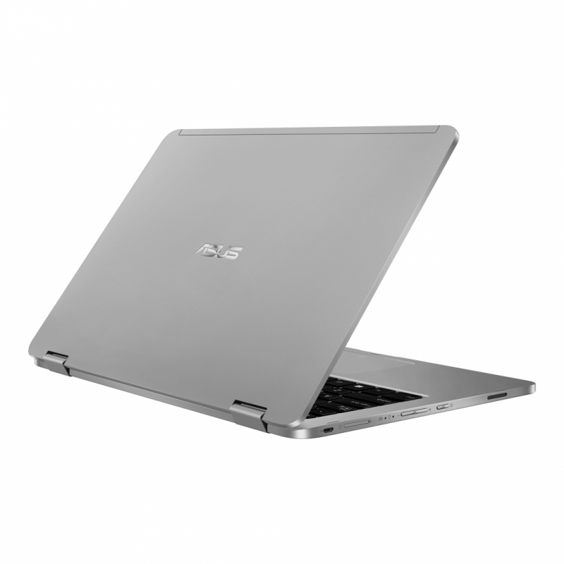 Laptop ASUS Vivobook Flip TP1401KA-EC022W, 14.0 inch, TouchScreen, FHD (1920 x 1080), Intel® Pentium® Silver N6000 Processor 1.1 GHz (4M Cache, up to 3.3 GHz, 4 cores), 8GB, 256GB SSD, Intel® UHD Graphics, Windows 11 Home, Silver