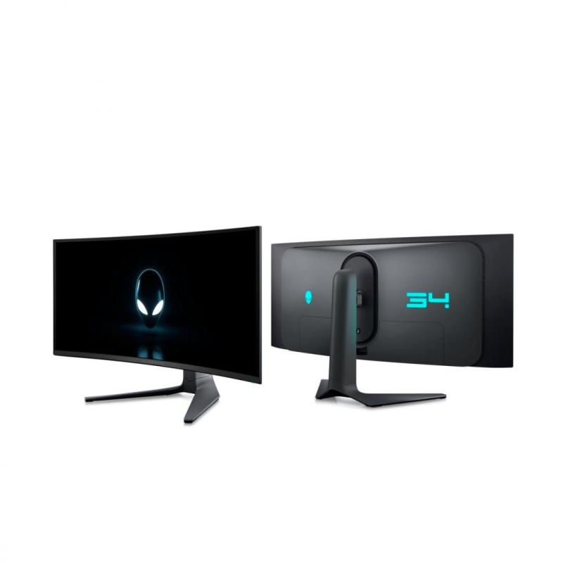Monitor LED Gaming Dell Alienware AW3423DWF, 34inch, QD OLED, 0.1ms, 165Hz, negru