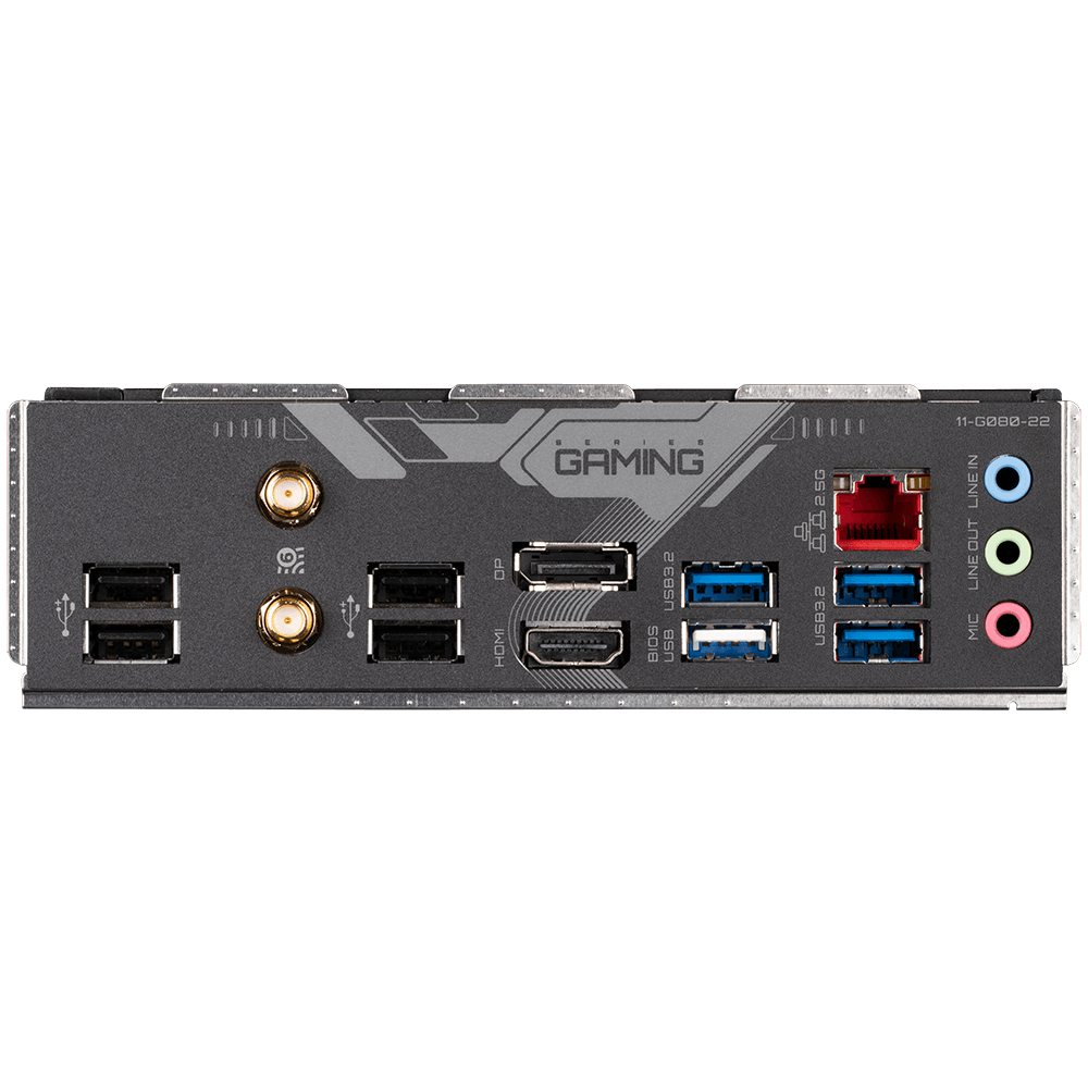 GIGABYTE Mainboard Desktop B760M GAMING X AX (LGA1700, 4x DDR5, 1xDP, 1x HDMI, 2.5GLAN, Wi-Fi 6E, BT 5.3, 1x PCI-Ex x16 PCIe 4.0, 1x PCI-Ex x16 PCIe 3.0, 2xM.2, 6xSATAIII, 1xUSB-C 3.2 Gen 2, 5x USB3.2 Gen1, 9x USB2.0/1.1) mATX