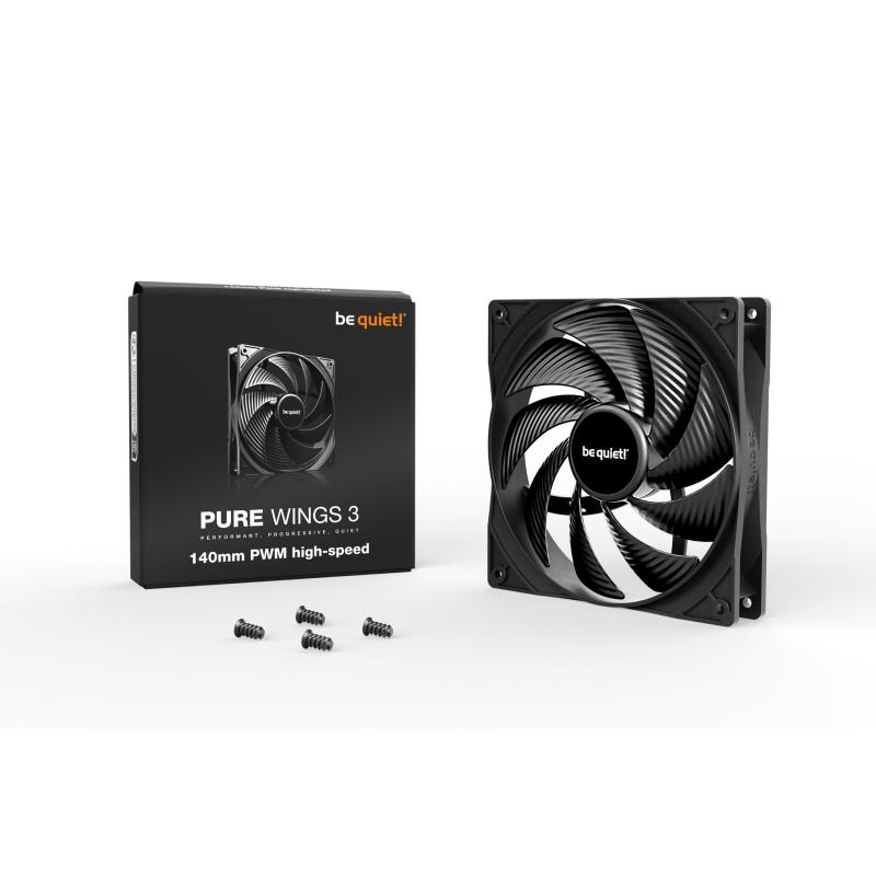VENTILATOR be quiet! PURE WINGS 3 140mm PWM high-speed , 