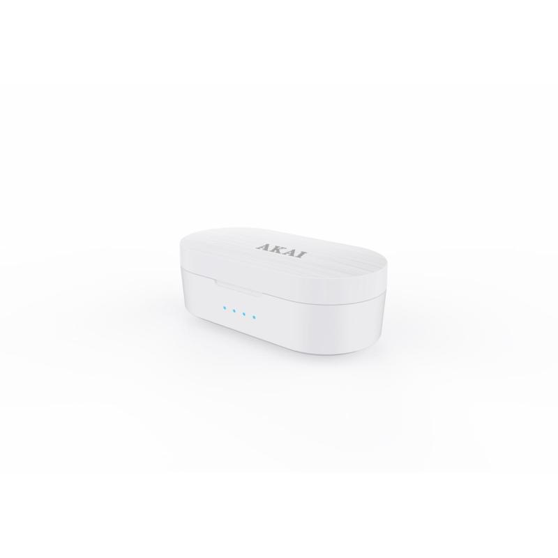 Casti Akai BTE-J10W wireless, bluetooth 5.0, 5V, alb