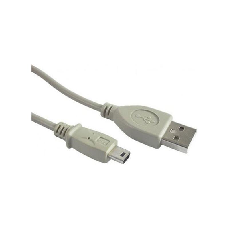 CABLU alimentare si date GEMBIRD, pt. smartphone, USB 2.0 (T) la Mini-USB 2.0 (T), 1.8m, alb, 