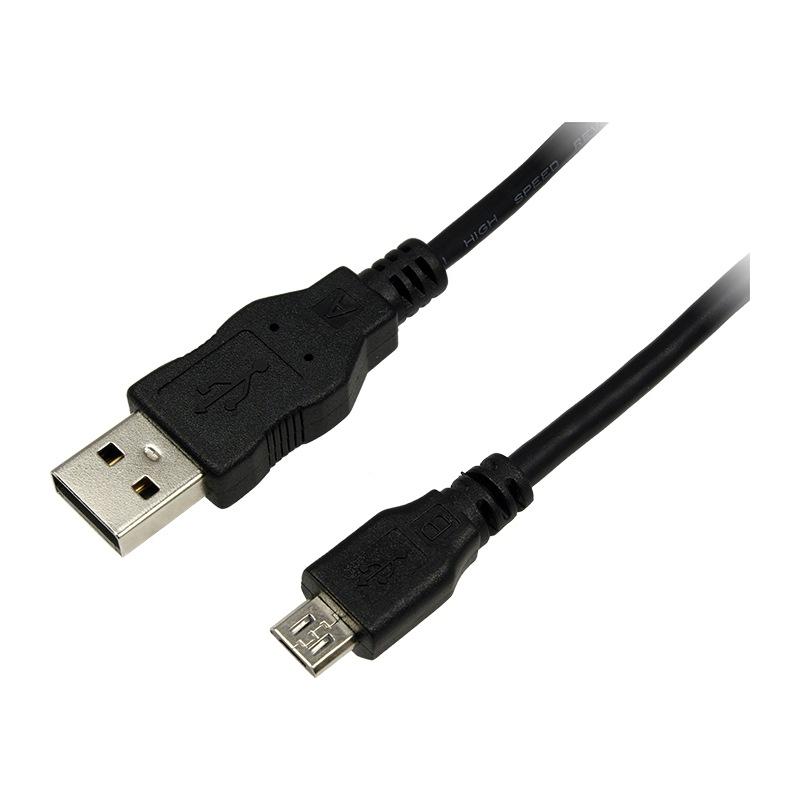 CABLU alimentare si date LOGILINK, pt. smartphone, USB 2.0 (T) la Micro-USB 2.0 (T), 5m, negru, 