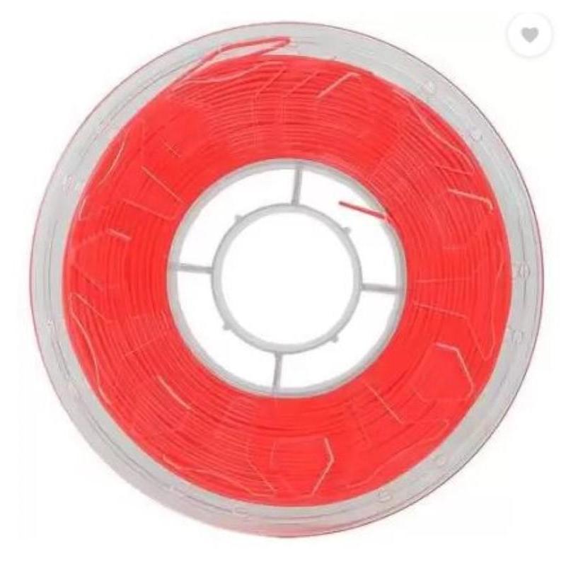 CREALITY CR PLA 3D Printer Filament, fluorescent red, Printing temperature: 190-220, Filament diameter: 1.75mm, Tensile strength: 60MPa, Size of filament wheel: Diameter 200mm, height 66mm, hole diameter 56mm. Utilizare: pana la 6 luni de la deschiderea a