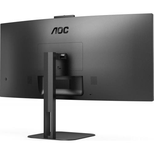 MONITOR AOC CU34V5CW/BK 34 inch, Panel Type: VA, Backlight: WLED, Resolution: 3440x1440, Aspect Ratio: 21:9,  Refresh Rate:100Hz, Response time GtG: 4ms, Brightness: 300 cd/m², Contrast (static): 3000:1, Contrast (dynamic): 20M:1, Viewing angle: 178º(R/L)