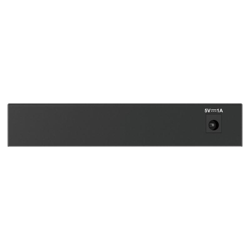D-Link Switch DGS-108GL, 8 porturi Gigabit, Capacity 16Gbps, desktop, faramanagement, metal, negru, fara ventilator, D-link Green Technology.