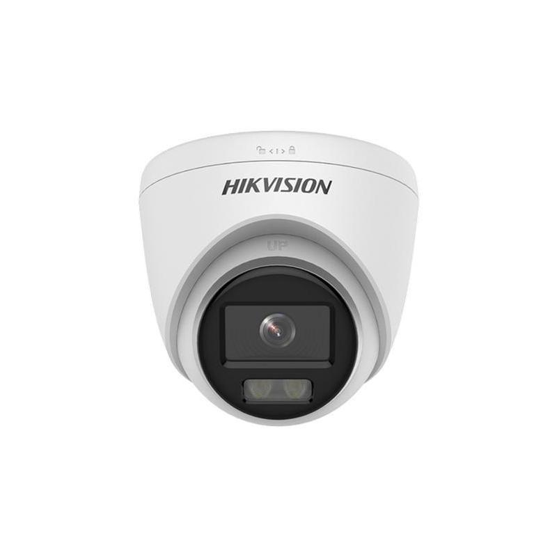 Camera supraveghere Hikvision IP turret DS-2CD1347G0-L(2.8mm), 4MP, ColorVu lite - imagini color 24/7 (color pe timp de noapte), senzor: 1/2.7