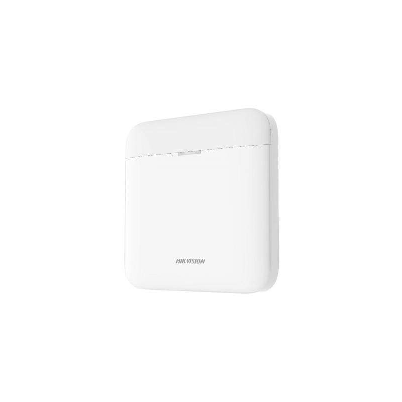 Hikvision wireless repeater, DS-PR1-WE, Comunicatie bidirectionala 868 MHz, Afisaj cu led 3: Register/Signal (Green/Red), Power (Green), Fault (Amber),RF Distance:1600m (Open area), material: plastic, culoare:alb, dimensiuni: 150x150x25mm, greutate: 0.372
