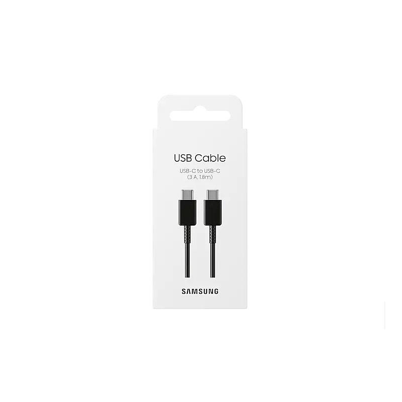 Samsung Cable USB-C to USB-C, 3A, 1.8m; Black 