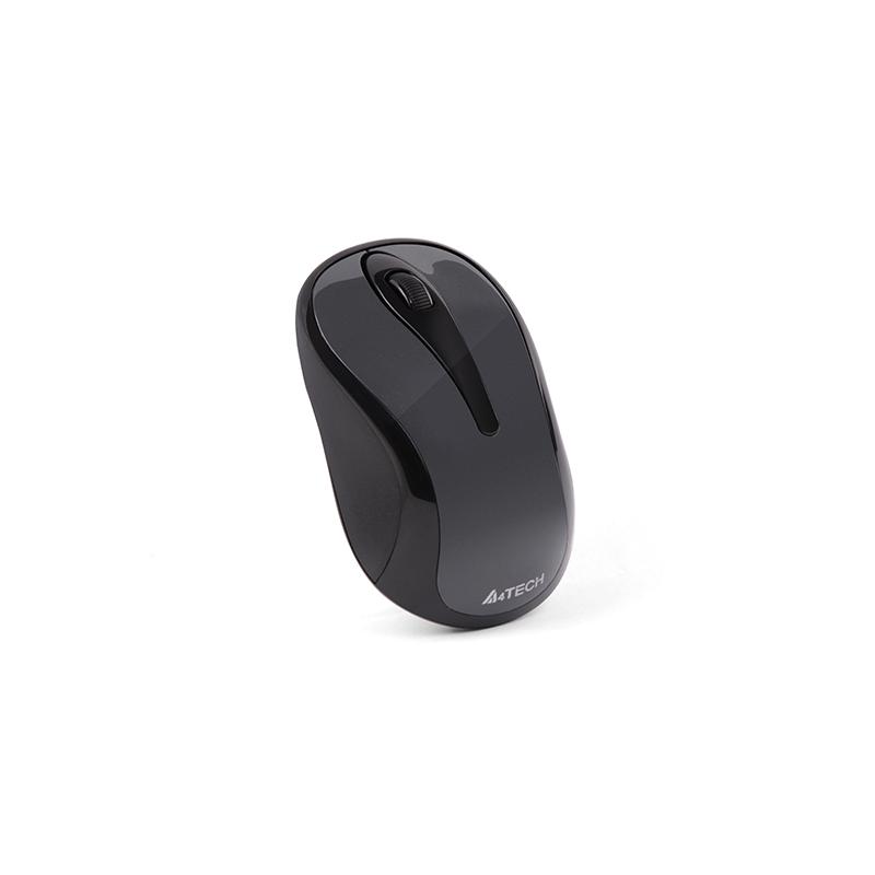 Mouse A4tech, wireless, 1000 dpi, butoane/scroll 3/1, gri