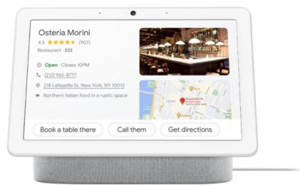 Boxa inteligenta Google Nest Hub Max, HD touchscreen 10