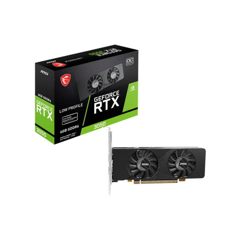 MSI GEFORCE RTX 3050 LP E 6G OC 