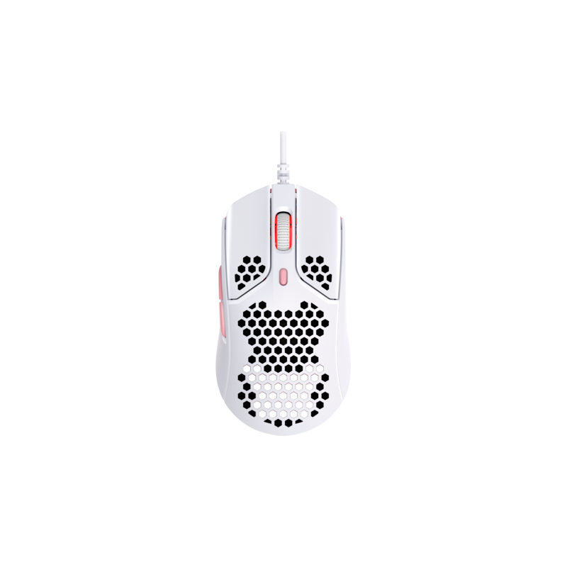 Mouse HP HYPERX Pulsefire Haste, wireless, alb-roz