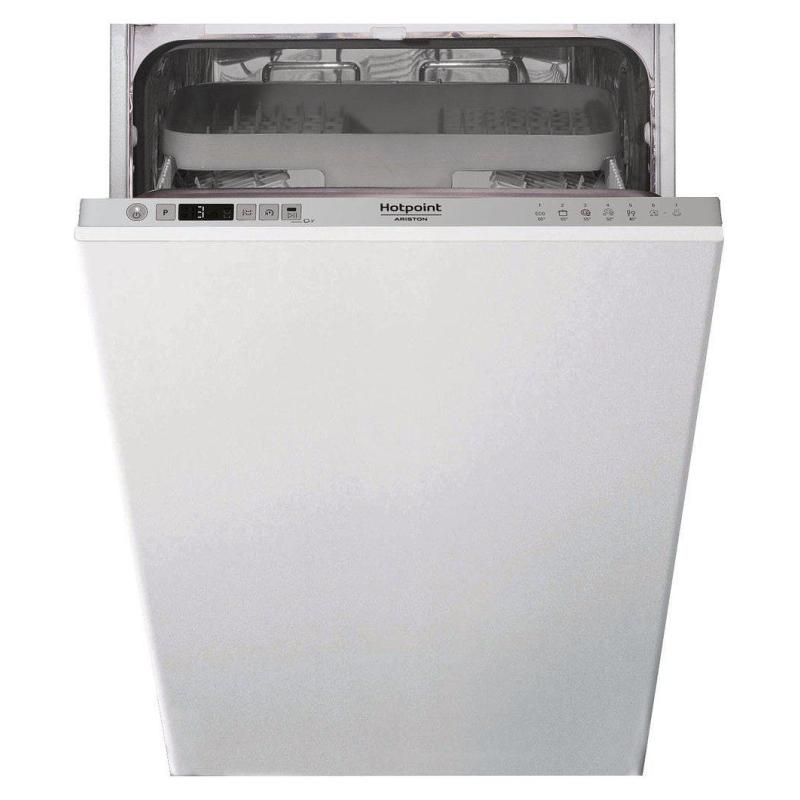 Mașină de spălat vase incorporabila Hotpoint-Ariston HSIC 3M19 C, capacitate: 10 seturi, nivel de zgomot: 49db, consum de apa per ciclu: 11.5L, clasa energetica A, white