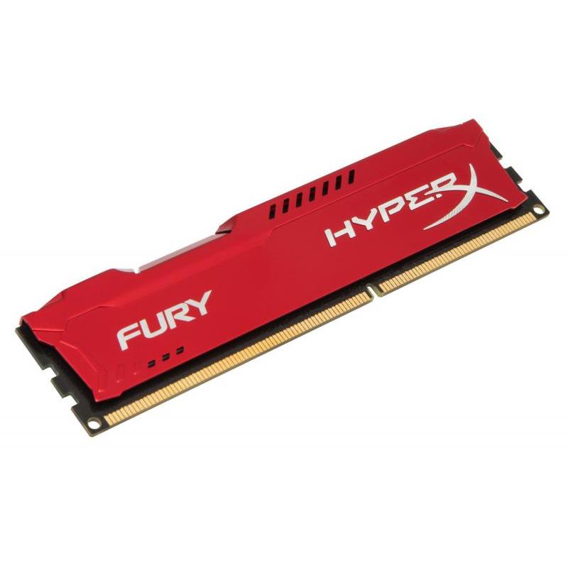 Memorie RAM Kingston HyperX FURY Memory Red, DIMM, DDR3, 8GB, CL10, 1600MHz