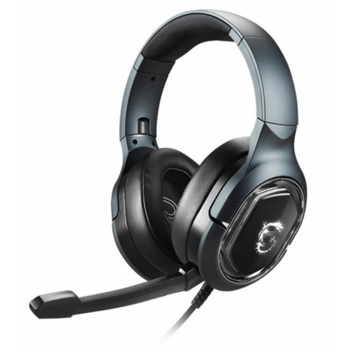 MSI Immerse GH30 virtual 7.1 surround sound USB Over-ear GAMING Headset with In-line controller RGB Mystic Light 