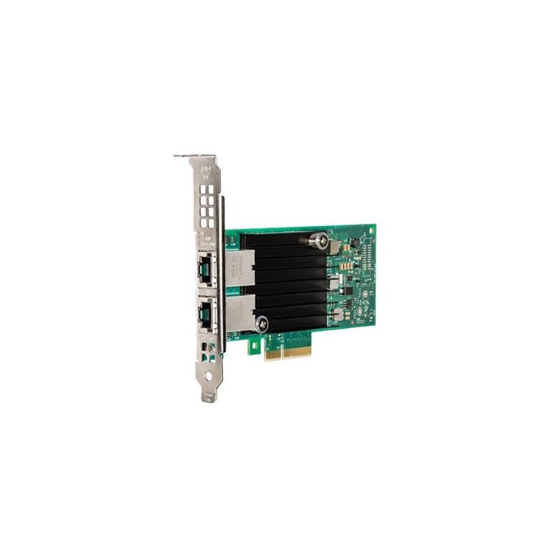 Intel Ethernet Converged Network Adapter X550-T2, 10GbE dual ports RJ-45, PCI-E 3.0x8 (Low Profile and Full Height brackets included) bulk