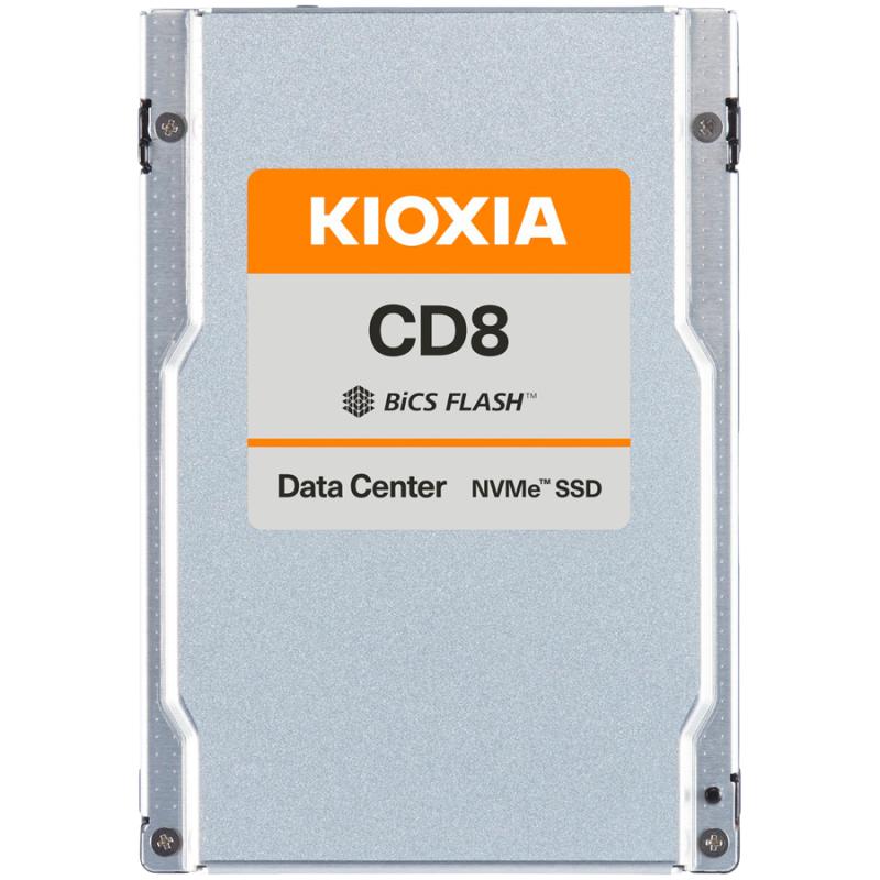 SSD Data Server KIOXIA CD8-R 1.92TB PCIe Gen4 x4 (64GT/s) NVMe 1.4, BiCS Flash TLC, 2.5x15mm, Read/Write: 7200/3500 MBps, IOPS 1250K/150K, DWPD 1