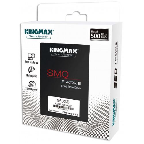 KINGMAX | KM960GSMQ32 |  960 GB | SATA 3 | 2.5 inch | 480 MB/s | 540 MB/s | TBW 240 | 3D QLC