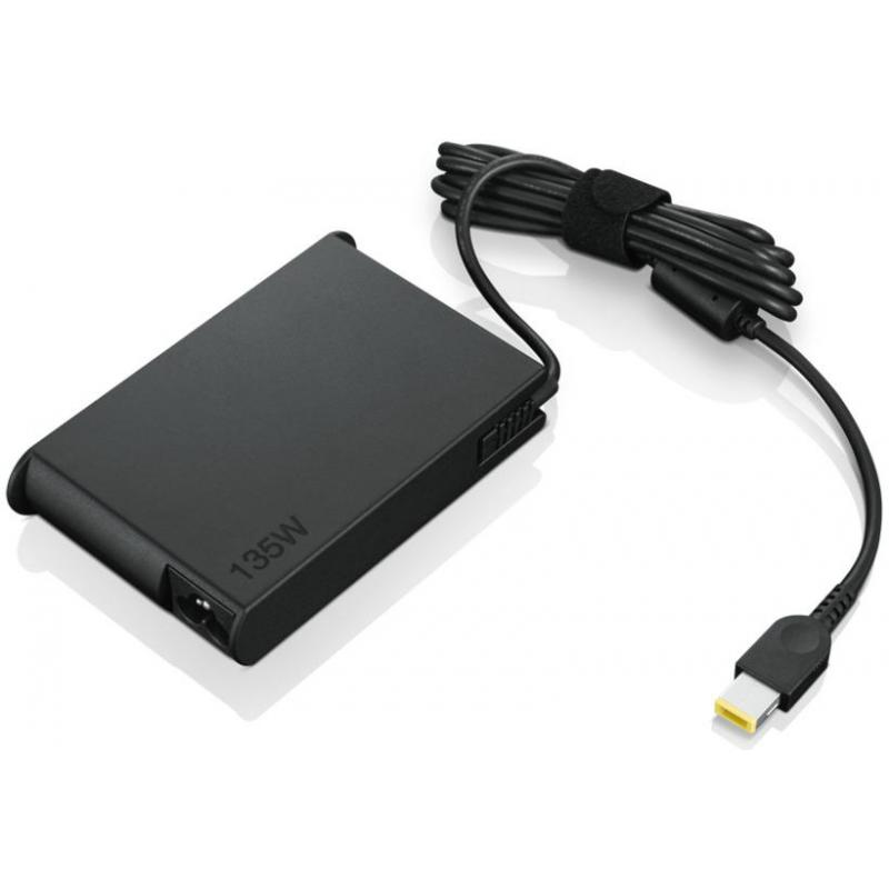 Lenovo ThinkPad Slim 135W AC Adapter (Slim tip) EU, Power Capacity: 2.5 A/250 V, 135W, Weight: 431.8 g, Connectivity: Slim-tip, 12 Months Warranty
