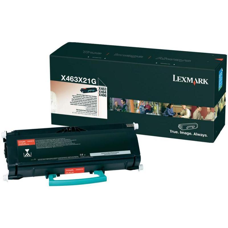 Toner Lexmark X463X31G, black, 15 k, X463de , X464de , X466de ,X466dte , X466dwe