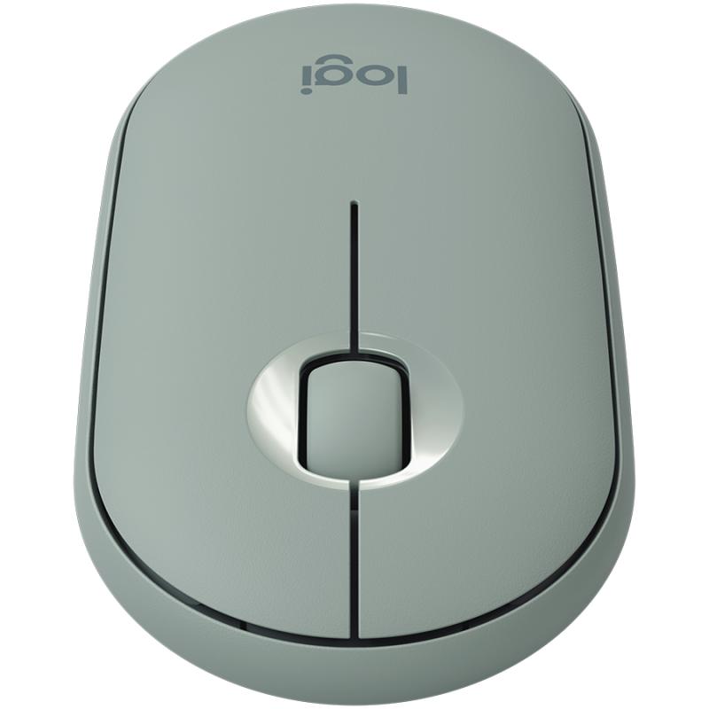 LOGITECH M350 Pebble Bluetooth Wireless Mouse - EUCALYPTUS