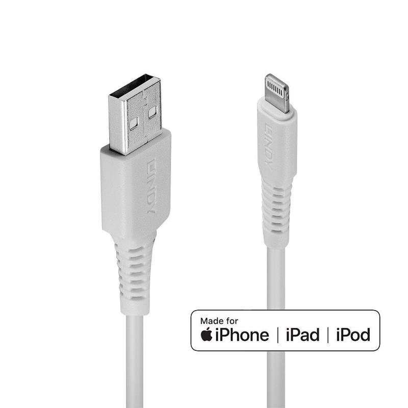 Cablu Lindy 3m USB A 2.0 to Lightning 