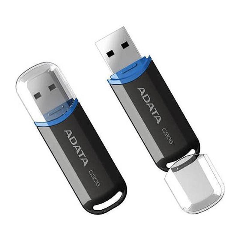 Memorie USB Flash Drive ADATA C906, 16GB, USB 2.0, negru