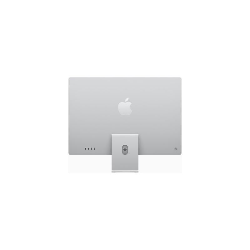 All-In-One PC Apple iMac 24 inch 4.5K Retina, Procesor Apple M1, 8GB RAM, 256GB SSD, 8 core GPU, Mac OS Big Sur, ROM keyboard, Silver