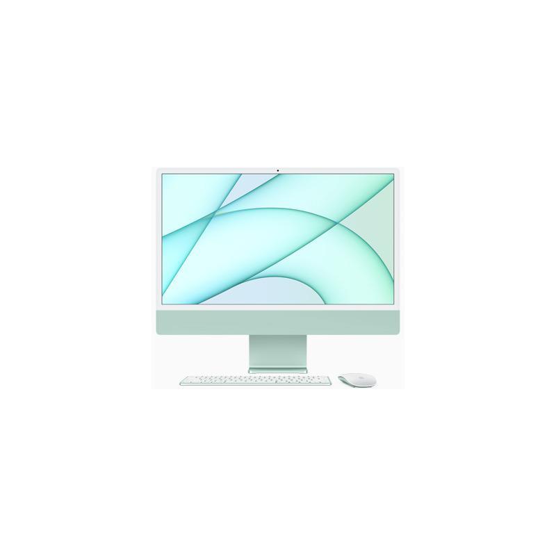 All-In-One PC Apple iMac 24 inch 4.5K Retina, Procesor Apple M1, 8GB RAM, 256GB SSD, 7 core GPU, Mac OS Big Sur, RO keyboard, Green