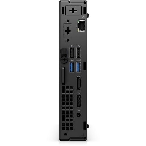 Desktop Dell OptiPlex 7010 MFF, 90W, EMEA, EPEAT 2018 Registered (Gold), ENERGY STAR Qualified, Trusted Platform Module (Discrete TPM Enabled), 13th Gen Intel Core i7-13700T (8+8 Cores/30MB/24T/1.4GHz to 4.8GHz/35W), 16GB (1x16GB) DDR4 Non-ECC Memory, M.2