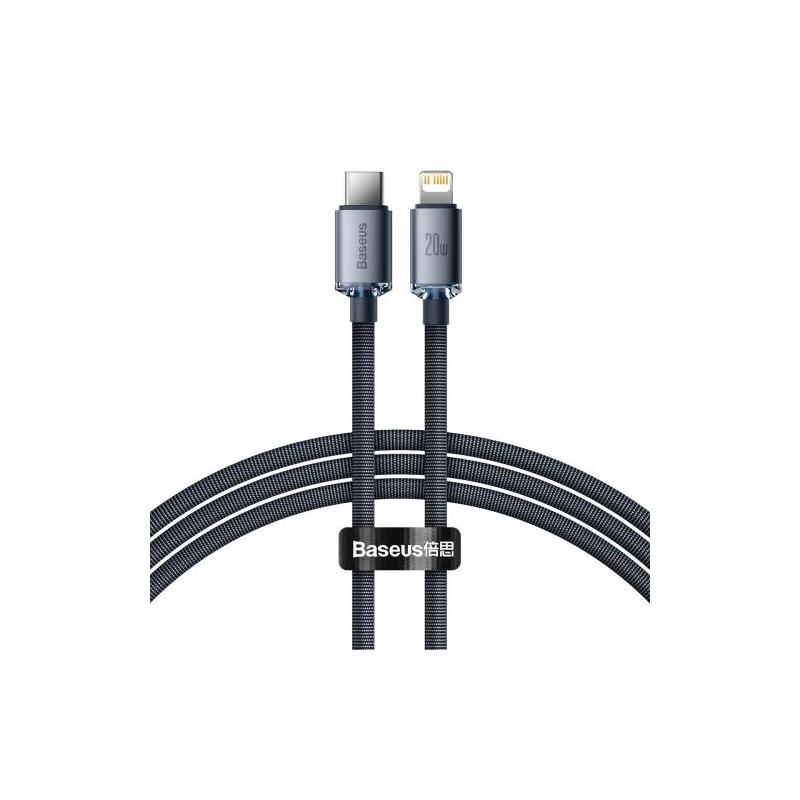 CABLU alimentare si date Baseus Unbreakable, Fast Charging Data Cable pt. smartphone, USB la USB Type-C 100W, 1m, braided aliaj zinc, alb 