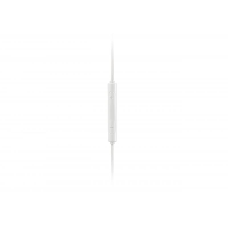CASTI Edifier, cu fir, intraauriculare - butoni, pt smartphone, microfon pe fir, conectare prin Jack 3.5 mm, alb, 