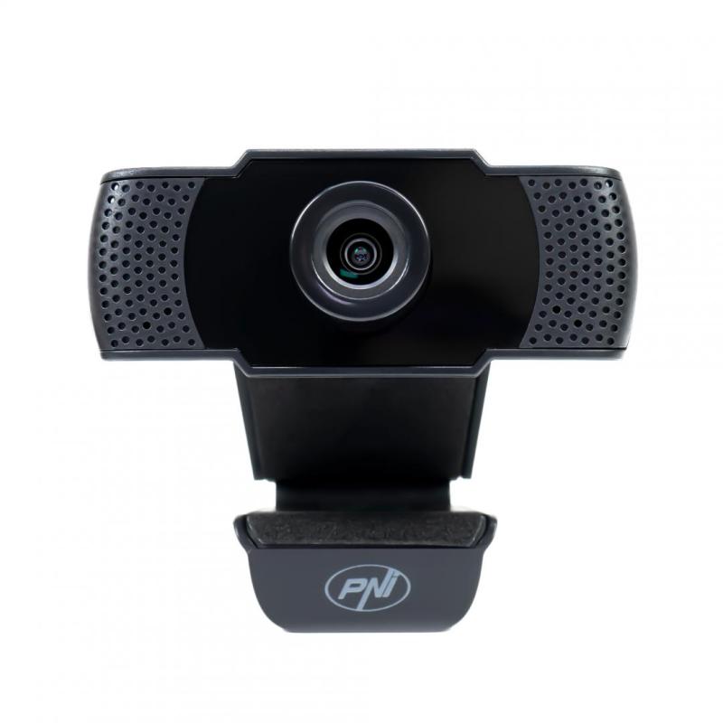 Camera Web PNI CW1850 Full HD 1080P 2MP, USB, clip-on, microfon stereo incorporat, Senzor:  CMOS 1/3
