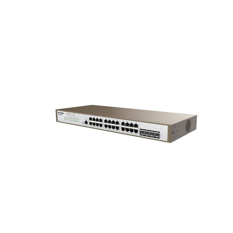 IP-COM PRO-S24 24 port managed Profi switch, Standarde: IEEE 802.3, IEEE 802.3u, IEEE 802.3ab, IEEE 802.3z, IEEE 802.3x,IEEE 802.1p, IEEE 802.1q, IEEE 802.1w, IEEE 802.1d, IEEE 802.1s, interfata: 24 x 10/100/1000 Base- T Ethernet ports, 4 x 1000 Base-X SF
