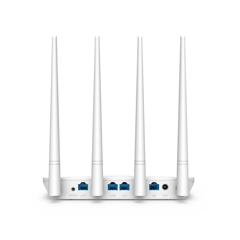 Router Wireless TENDA F6, 4 antene fixe (4*5dbi), 1 port WAN 10/100Mbps, 3 port-uri LAN 10/100Mbps , IEEE802.3, IEEE802.3u, 1 buton Reset/WPS, 2.4GHz, 300Mbps, DC 9V 600Ma, 204*147.5*211mm, Wireless Security WPA-PSK/WPA2-PSK, WPA/WPA2.
