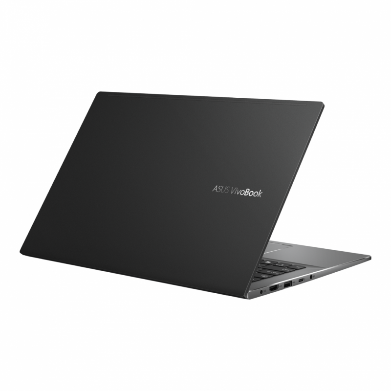 Laptop ASUS Vivobook S, S433EA-KI2070, 14.0-inch, FHD (1920 x 1080) 16:9,  IPS-level, i7-1165G7, 8GB DDR4 on board, 512GB,  Intel Iris X. Graphics, Aluminum, Indie Black, Without OS, 2 years