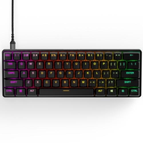 SteelSeries | Apex Pro Mini UK | Wired Adjustable Switch Gaming Keyboard in 60% Form Factor
