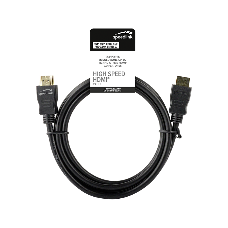 CABLU HDMI SPEEDLINK 4K PS5/PS4/Xbox 1.5M BLACK 