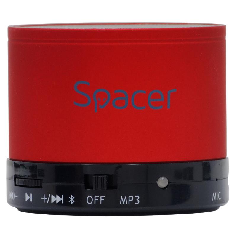 Boxa Spacer TOPPER, portabila, 3W RMS, control volum, acumulator 520mAh, FM, microSD card, functie Handsfree (telefon)