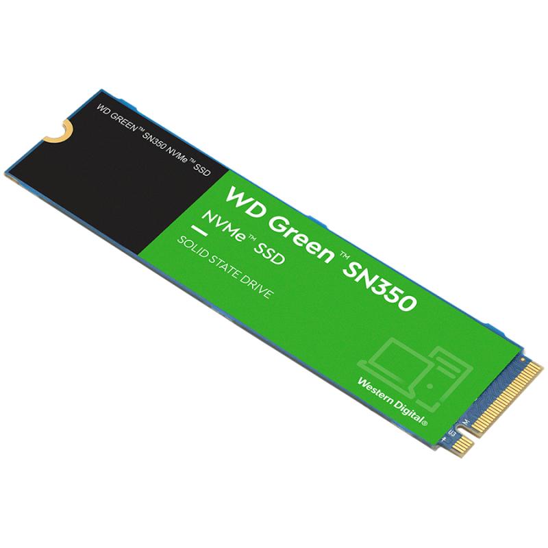SSD WD Green SN350 1TB M.2 2280 PCIe Gen3 x3 NVMe QLC, Read/Write: 3200/2500 MBps, IOPS 300K/400K, TBW: 100