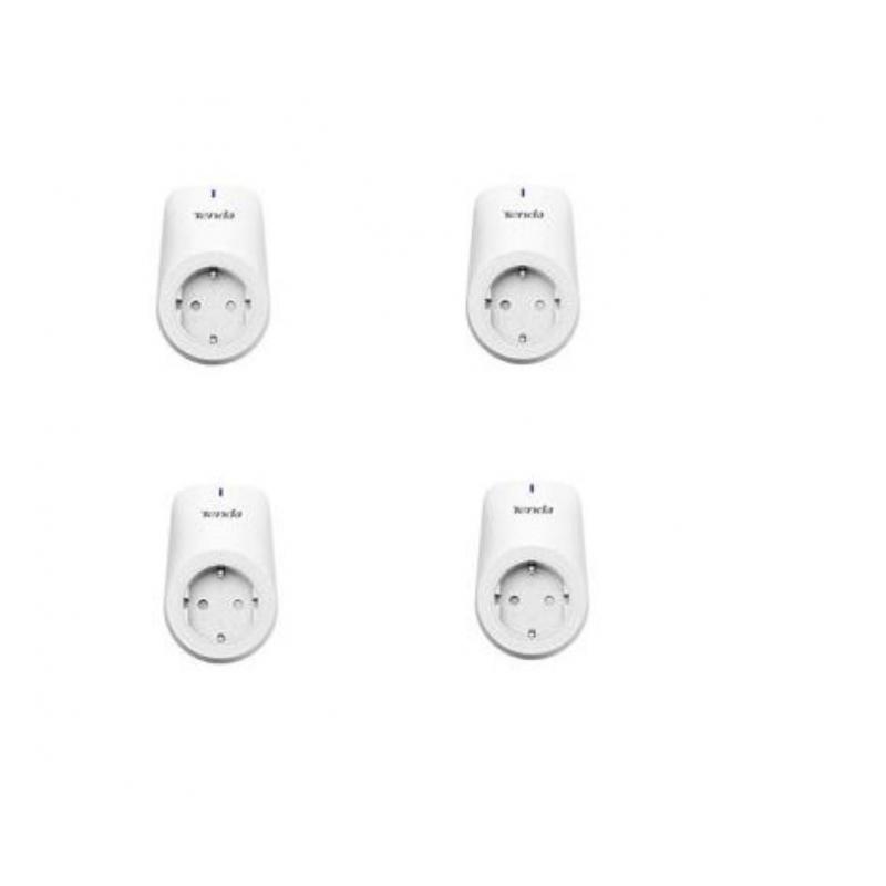 TENDA BELI SMART WI-FI PLUG SP6 (4 PACK), Wireless Standard:IEEE 802.12b/g/n, 2.4GHz,1T1R, Android 4.4 or higher, iOS 9.0 or higher, Certification:CE,EAC,RoHS, Maximum Consumption:3.68KW.
