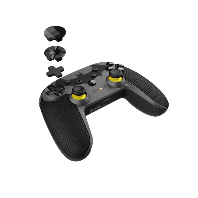 Controller wireless Trust GXT 542BM Muta, conectivitate bluetooth sau port USB-A pentru conexiune wireless, port USB-C pentru conexiune prin fir, negru