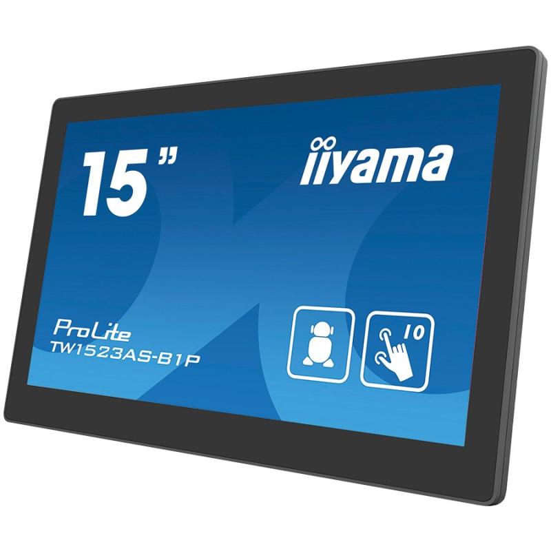 iiyama TW1523AS-B1P touch panel PC is a perfect choice for high-use environments such as retail, interactive POS, information desks or hospitality applications 24/7.