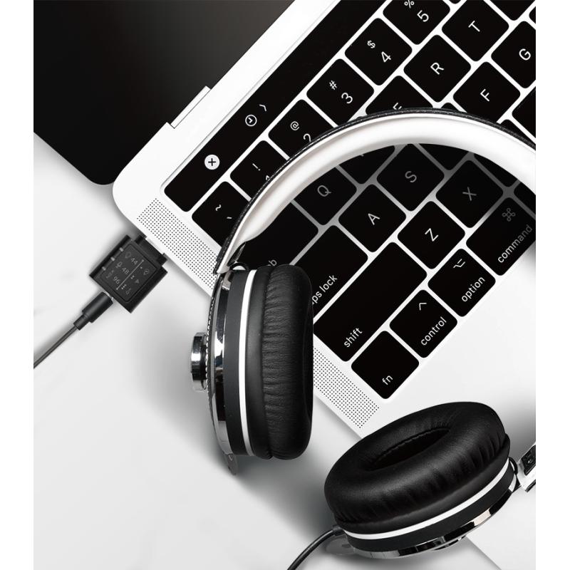 CONVERTOR audio LOGILINK, intrare: 1 x USB-C (T), iesire: 1 x 3.5