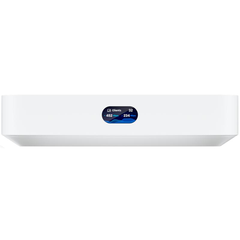 UBIQUITI Compact UniFi Cloud Gateway with a full suite of advanced routing and security features:Runs UniFi Network for full-stack network management;Manages 30+ UniFi devices and 300+ clients;1 Gbps routing with IDS/IPS; Multi-WAN load balancing