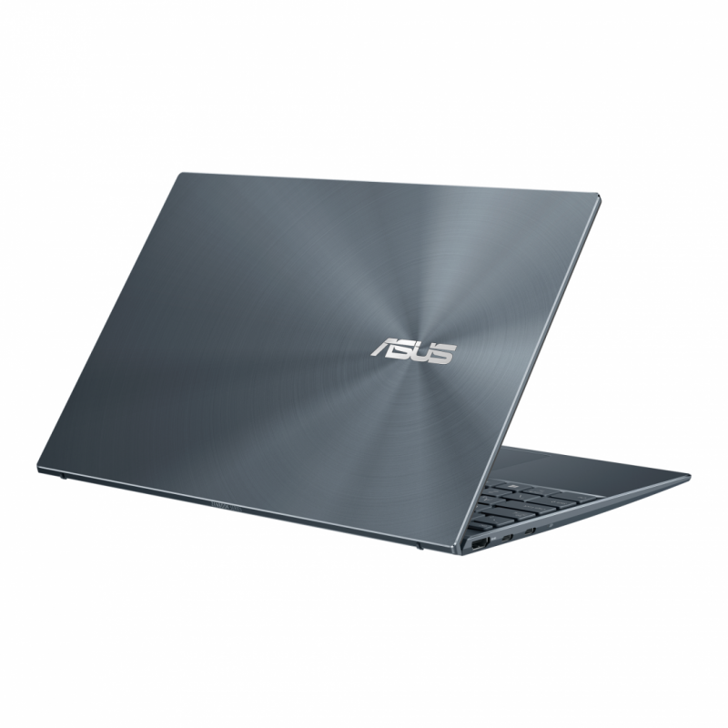 Laptop ASUS Zenbook UM425QA-KI180W, 14'' FHD (1920 x 1080), AMD Ryzen™ 5 5600H (6-core/12-thread, 19MB cache, up to 4.2 GHz max boost), 16GB, 512GB SSD, AMD Radeon™ Vega 7 Graphics, Windows 11 Home, Pine Grey