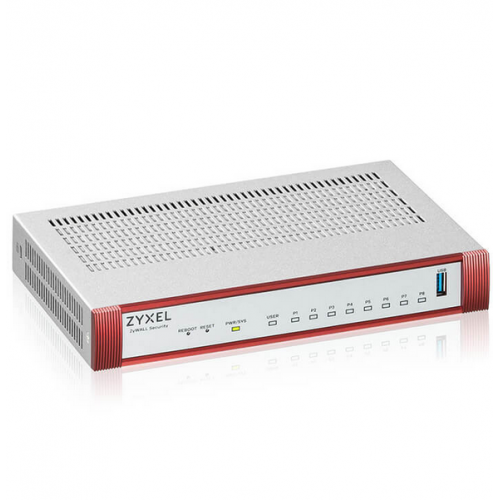 ZYXEL | USGFLEX100H-EU0101F | USG Flex 100H | UTM Firewall | Porturi 8 Gigabit LAN,  1 USB 3.0, 1 RJ45 | 3000 Mbps SPI Firewall | 750 Mbps VPN | 25 SSL VPN user